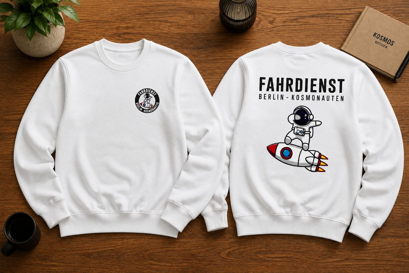Sweatshirt Weiß